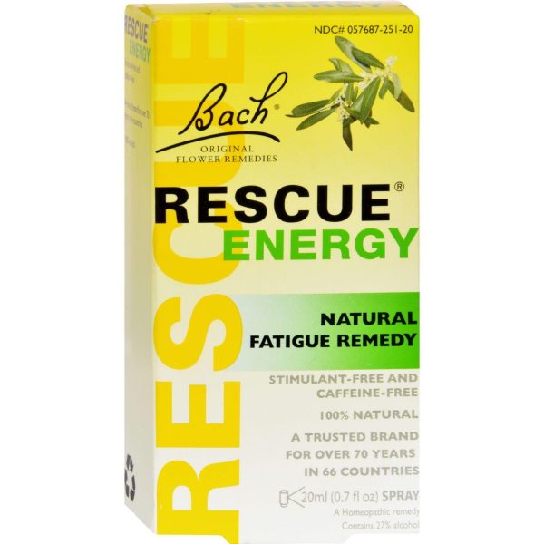 Bach Flower Remedies Rescue Energy - 0.7 Fl Oz Online Hot Sale