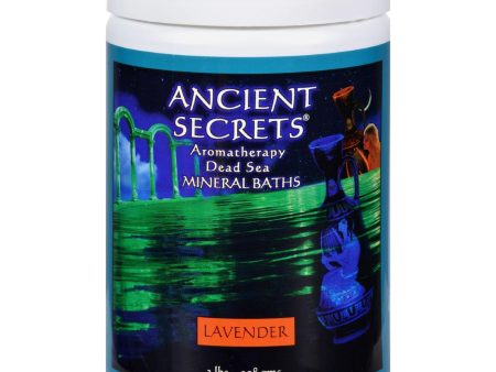 Ancient Secrets Aromatherapy Dead Sea Mineral Baths Lavender - 2 Lbs Online Hot Sale