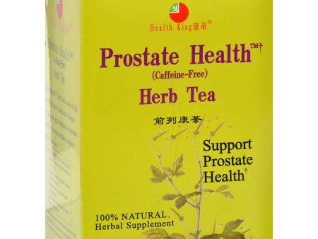 Health King Medicinal Teas Tea - Prostate Health - 20 Bag For Discount