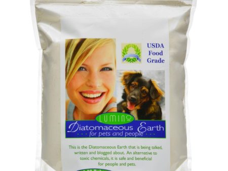 Lumino Home Diatomaceous Earth - Food Grade - Pets And People - 1.5 Lb Online now