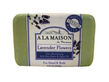 A La Maison Bar Soap Lavender Flowers - 8.8 Oz Online now