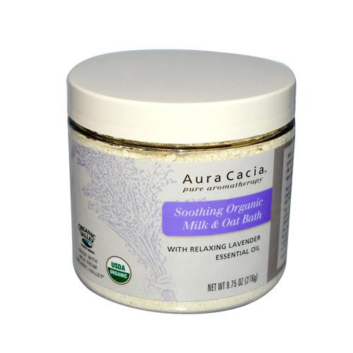 Aura Cacia Relaxing Lavender Milk And Oat Bath Organic - 9.75 Oz on Sale