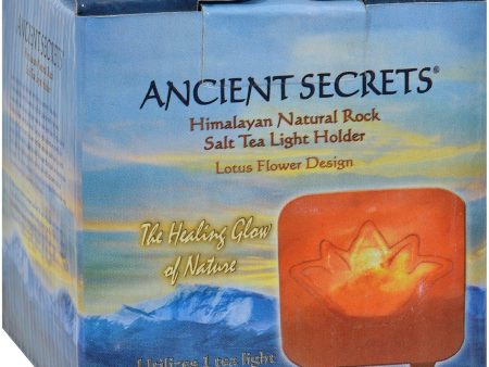 Ancient Secrets Himalayan Salt Tea Light Lotus - Pack For Discount