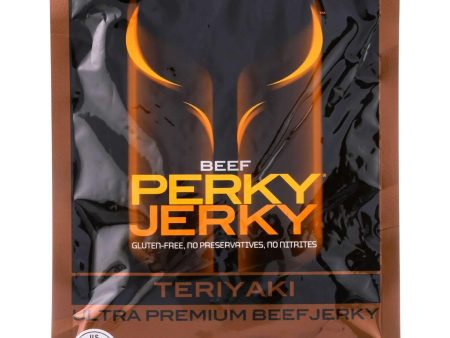 Perky Jerky Jerky - Beef - Tasty Teriyaki - 2.2 Oz - Case Of 8 Online Hot Sale