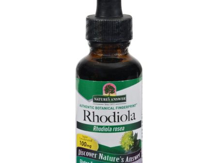 Nature s Answer Rhodiola Root Alcohol Free - 1 Fl Oz Online Hot Sale