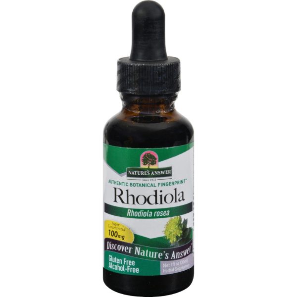 Nature s Answer Rhodiola Root Alcohol Free - 1 Fl Oz Online Hot Sale