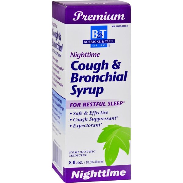 Boericke And Tafel Cough And Bronchial Syrup Nighttime - 8 Fl Oz Online now