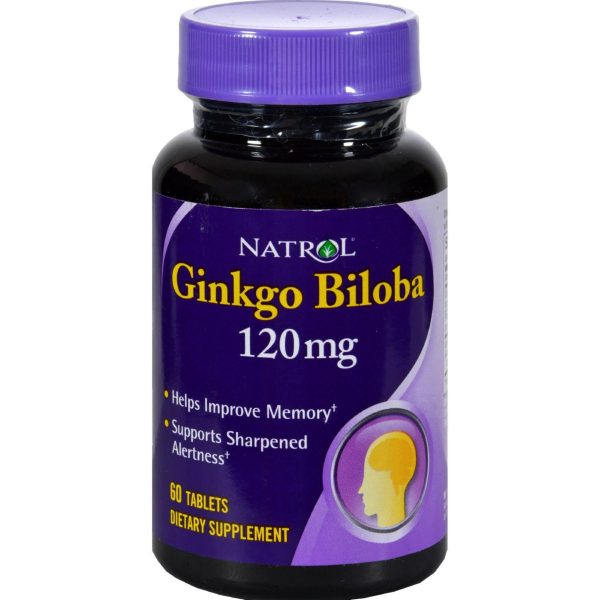 Natrol Ginkgo Biloba - 120 Mg - 60 Tablets Fashion