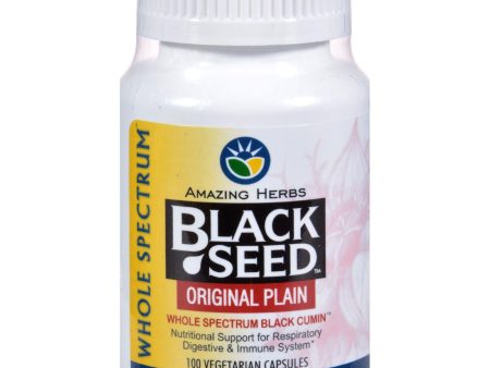 Amazing Herbs Black Seed - 100 Capsules Online Hot Sale