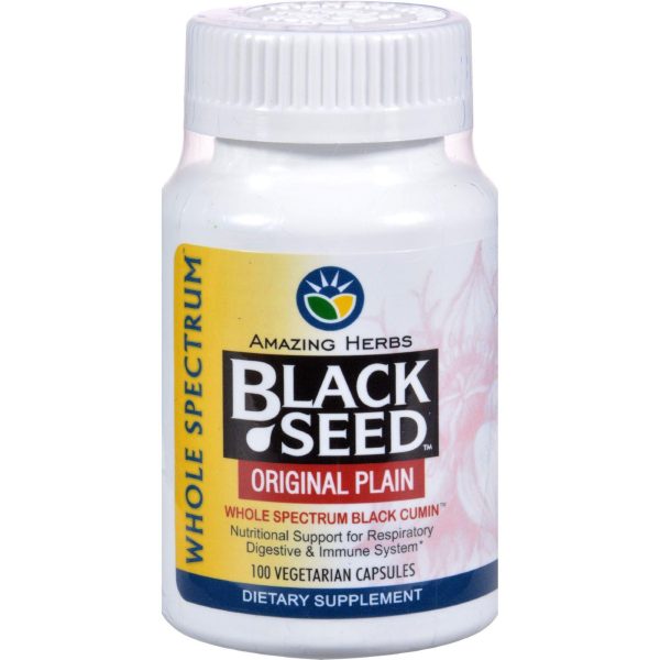 Amazing Herbs Black Seed - 100 Capsules Online Hot Sale