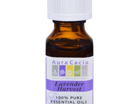 Aura Cacia Pure Essential Oil Lavender Harvest - 0.5 Fl Oz Online