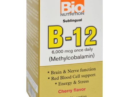 Bio Nutrition B12 Sublingual - 6000 Mcg - 50 Tablets For Discount