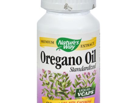 Nature s Way Oregano Oil Standardized - 60 Vegetarian Capsules Online Hot Sale