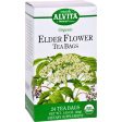 Alvita Teas Organic Elder Flower Tea Bags - 24 Bags Online Hot Sale