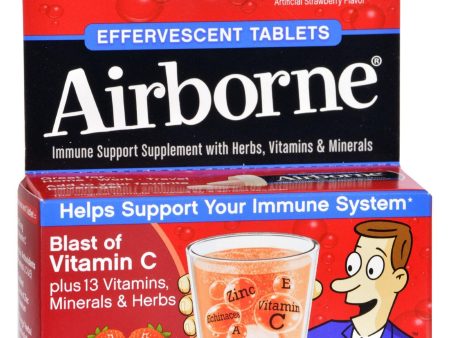 Airborne Effervescent Tablets With Vitamin C - Very Berry - 10 Tablets Fashion