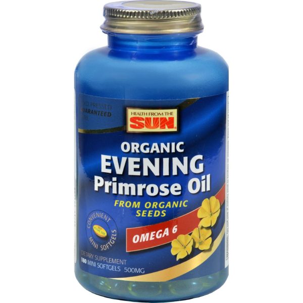 Health From The Sun Evening Primrose Oil - 500 Mg - 180 Softgels Discount