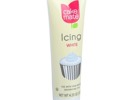 Cake Mate Decorating Icing - White - 4.25 Oz - Case Of 6 Online Sale