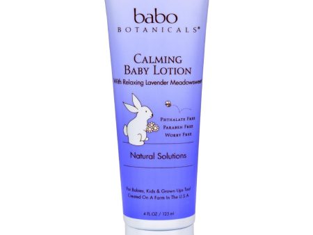 Babo Botanicals Baby Lotion - Calming - Lavender - 4 Oz Online