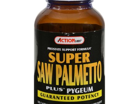 Action Labs Super Saw Palmetto Plus Pygeum - 100 Capsules Online