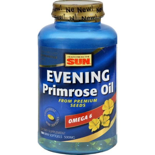 Health From The Sun Evening Primrose Oil Original - 500 Mg - 180 Softgels Sale