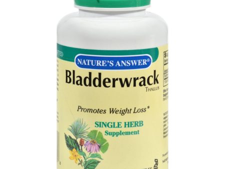 Nature s Answer Bladderwrack Thallus - 90 Vegetarian Capsules Online Sale