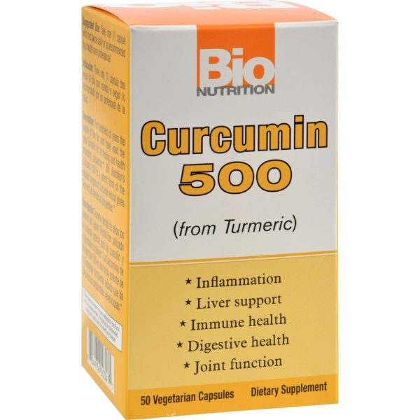 Bio Nutrition Curcumin 500 - 50 Vegetarian Capsules For Sale