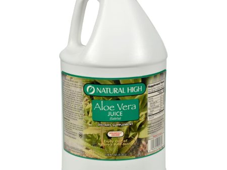 Natural High Aloe Vera Juice - Case Of 4 Gallons Hot on Sale