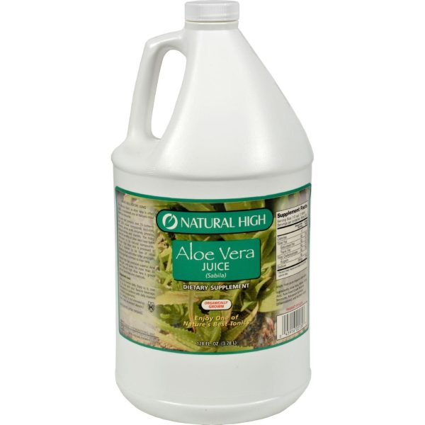 Natural High Aloe Vera Juice - Case Of 4 Gallons Hot on Sale