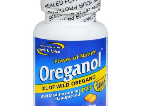 North American Herb And Spice Oreganol Oil Of Wild Oregano - 60 Gelatin Capsules Online Hot Sale