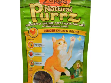 Zuke s Natural Purrz Cat Treats Chicken - 3 Oz For Discount