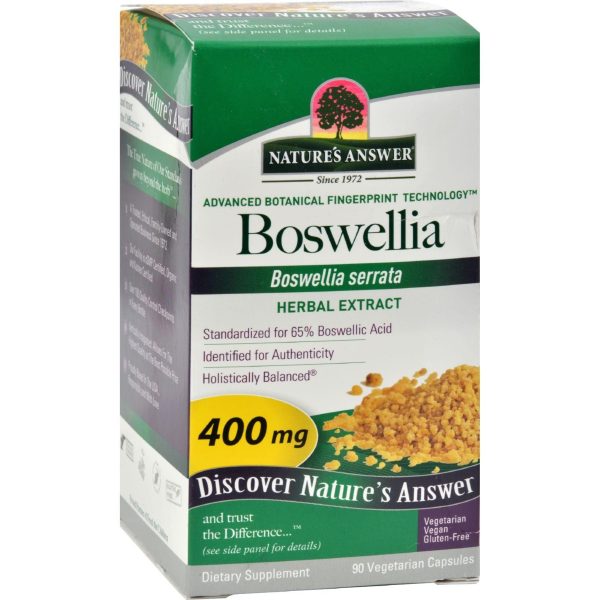 Nature s Answer Boswellia Extract - 90 Vegetarian Capsules Cheap