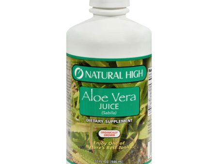 Natural High Aloe Vera Juice - Case Of 12 - 32 Oz Online