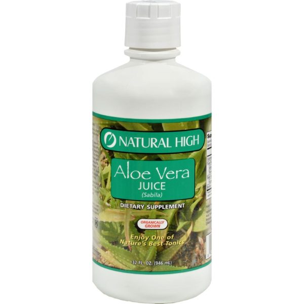 Natural High Aloe Vera Juice - Case Of 12 - 32 Oz Online