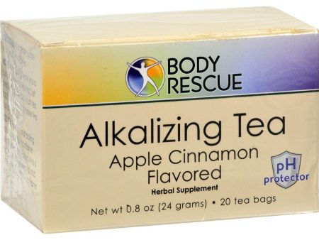 Body Rescue Alkalizing Tea - Apple Cinnamon - 20 Bags For Cheap