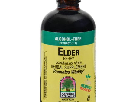 Nature s Answer Elder Berry Alcohol Free - 4 Fl Oz Supply