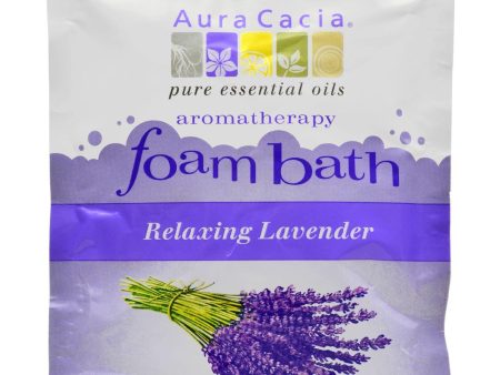 Aura Cacia Foam Bath Relaxing Lavender - 2.5 Oz - Case Of 6 Cheap