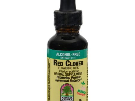 Nature s Answer Red Clover Tops Extract - Alcohol-free - 1 Oz Discount