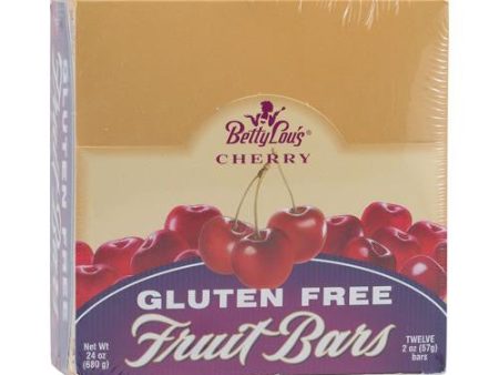 Betty Lou s Gluten Free Fruit Bars Cherry - 12 Bars - Case Of 12 Online Sale