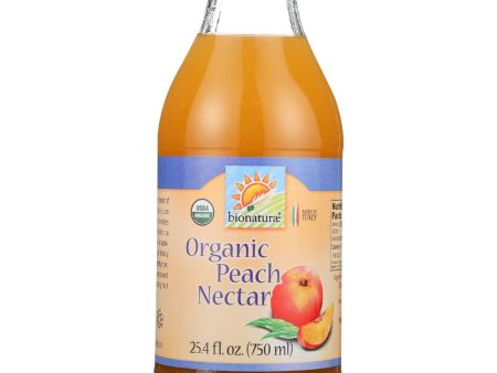 Bionaturae Fruit Nectar - Orangic - Peach - 25.4 Oz - Case Of 6 Sale