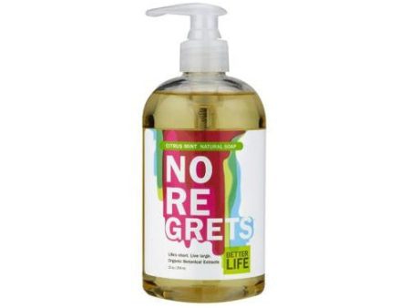 Better Life No Regret Soap - Citrus Mint - 12 Fl Oz Hot on Sale