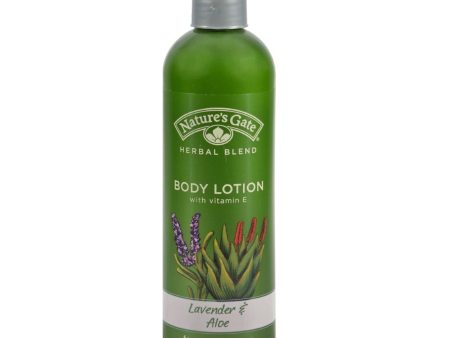 Nature s Gate Organics Body Lotion Lavender And Aloe - 12 Fl Oz Supply