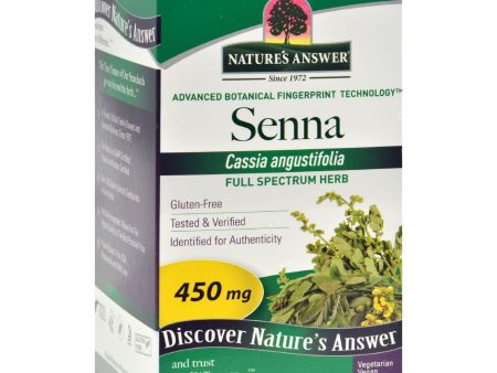 Nature s Answer Senna Leaf - 90 Capsules Hot on Sale