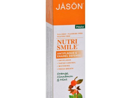 Jason Nutrismile Toothpaste Orange Cinnamon Mint - 4.2 Oz Online