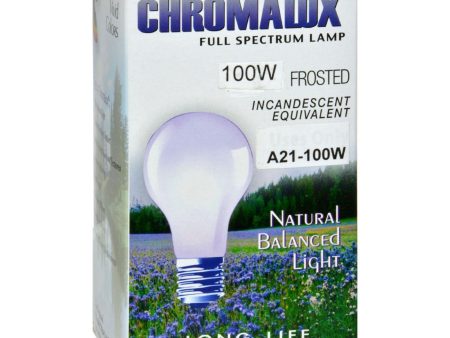 Chromalux Light Bulb Frosted-100w - 1 Bulb Cheap