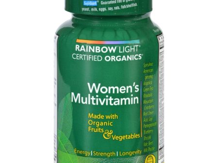 Rainbow Light Certified Organics Women s Multivitamin - 120 Vegetarian Capsules For Discount