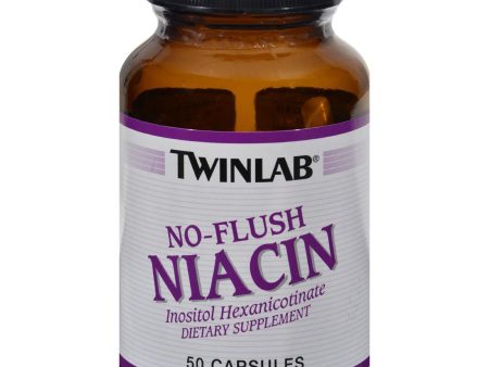 Twinlab No Flush Niacin - 50 Capsules Online Sale