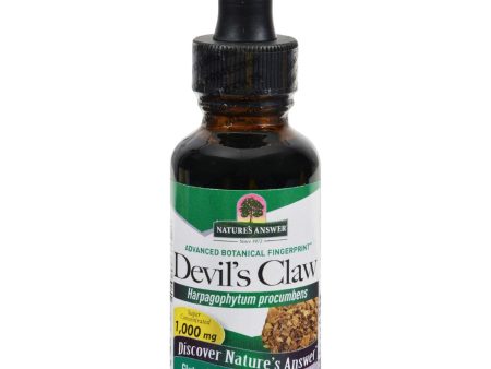 Nature s Answer Alcohol Free Devil s Claw Root - 1 Oz For Sale