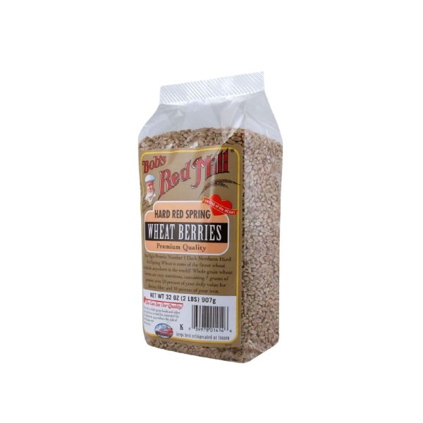 Bob s Red Mill Hard Red Spring Wheat Berries - 32 Oz - Case Of 4 Sale