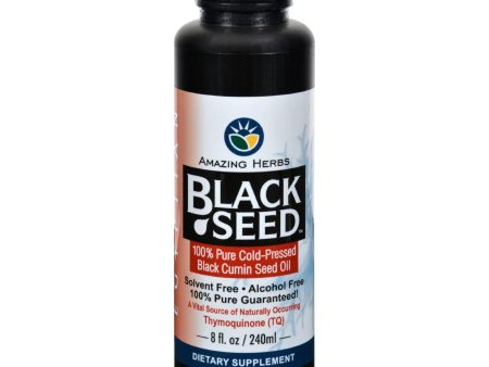 Amazing Herbs Black Seed Egyptian Amazing Herbs Black Seed Oil - 8 Oz Hot on Sale