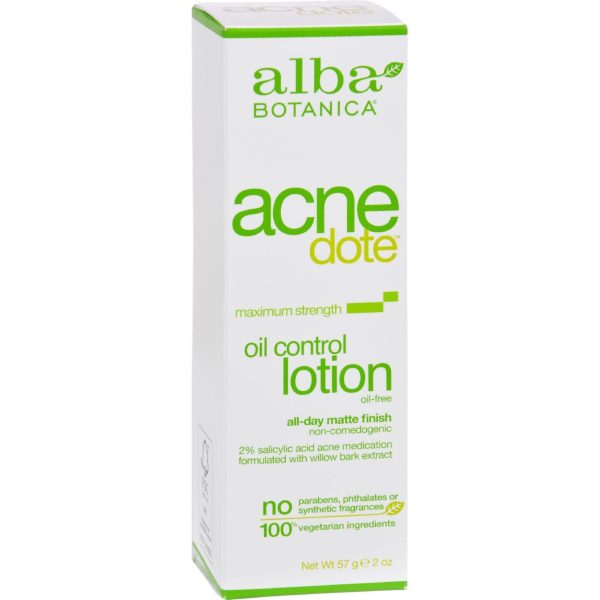 Alba Botanica Natural Acnedote Oil Control Lotion - 2 Fl Oz Online now